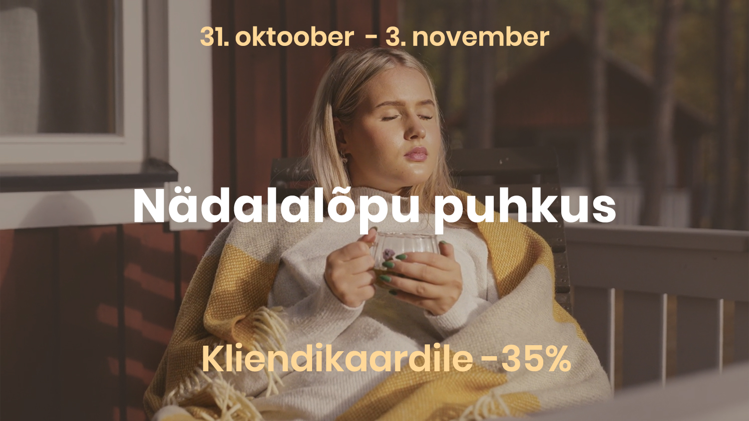 nädalalõpu puhkus kodukas