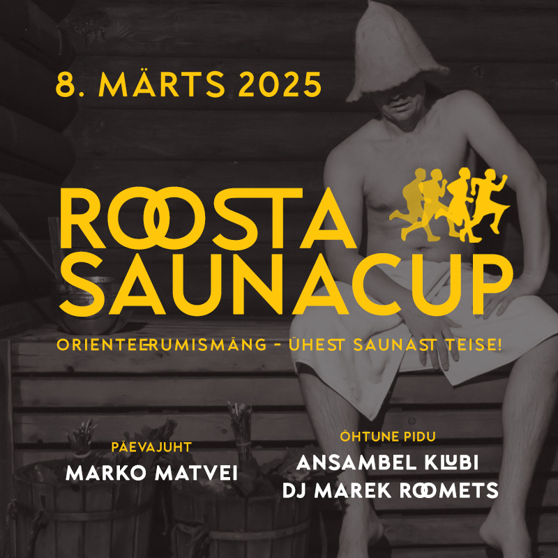 Roosta SaunaCup 2025 on vabaõhu orienteerumismäng, mille keskmeks on Eesti au ja uhkus – saunad!
The post Roosta Saunacup 2025 appeared first on Roosta puhkekül